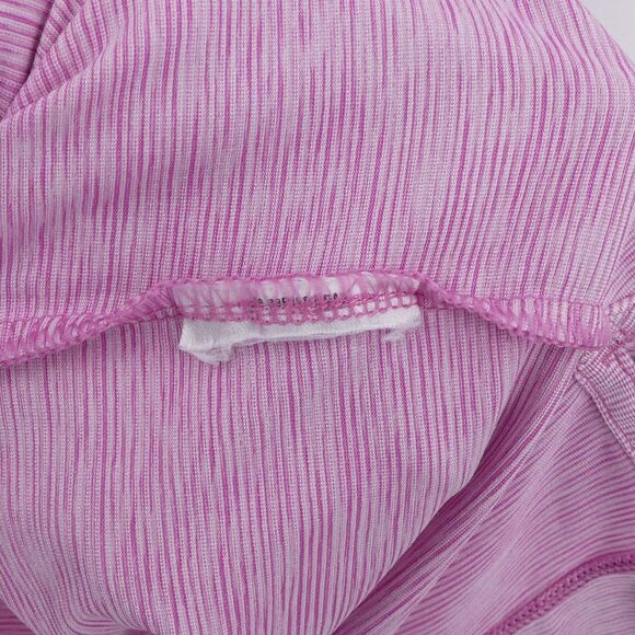 FootJoy Polo Shirt Pink Stripe Contrast Stitching No Embroidery Men's Medium M - Picture 3 of 6